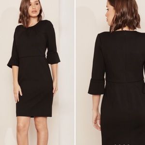 J.Crew Sheath Dress With 3/4 Bell Sleeves Size 12